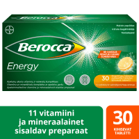 Berocca Energy Kihisevad Tbl N Benu Veebiapteek