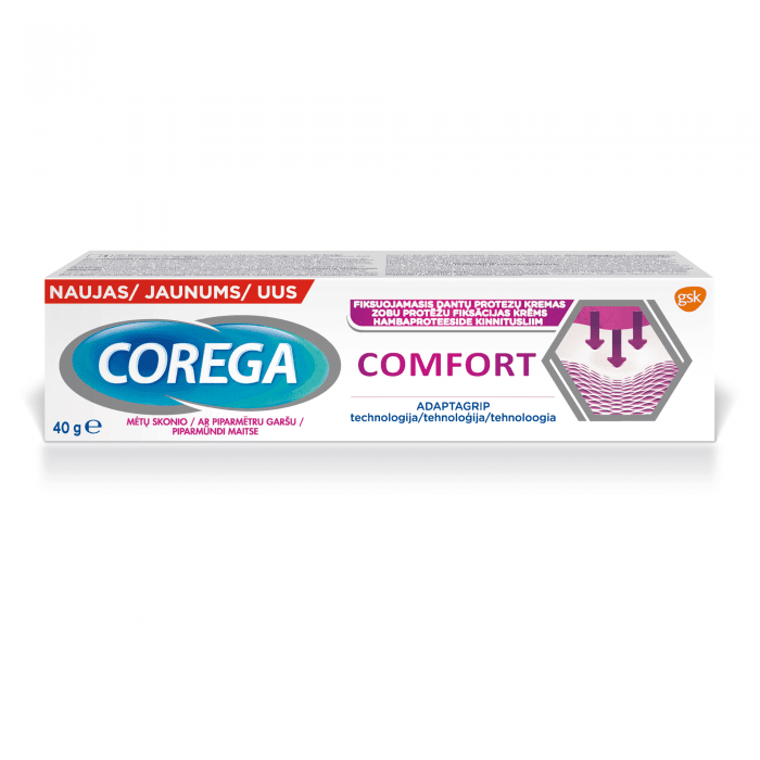 COREGA PROTEESIDE KINNITUSLIIM COMFORT 40G BENU Veebia