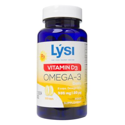 LYSI OMEGA-3 VITAMIIN D KAPSLID N120