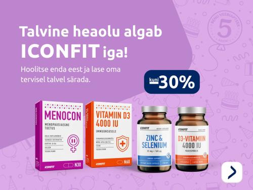 Iconfit kuni 30%