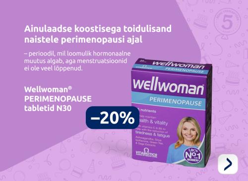 Wellwoman perimenopause -20%