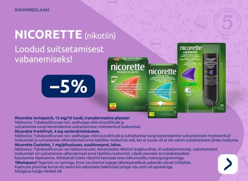 Nicorette -5%
