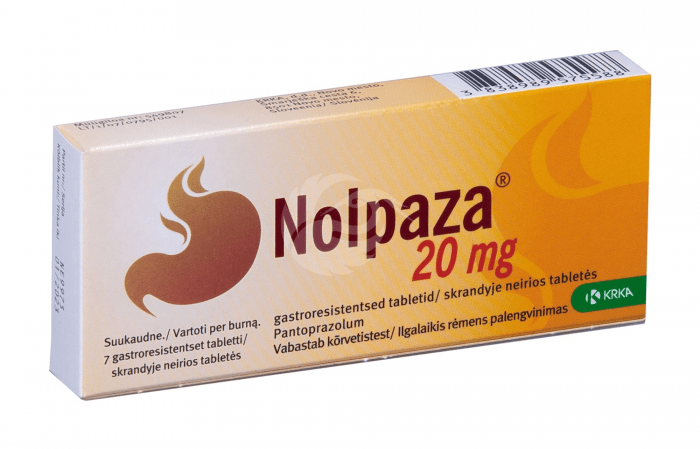 NOLPAZA GASTRORESIST TBL 20MG N7 | BENU Veebiapteek