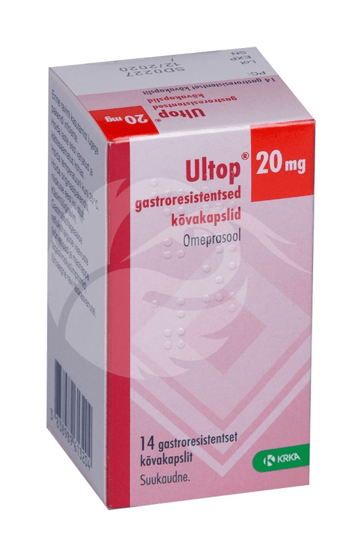 ULTOP GASTRORESIST KÕVAKAPS 20MG N14 | BENU Veebiapteek