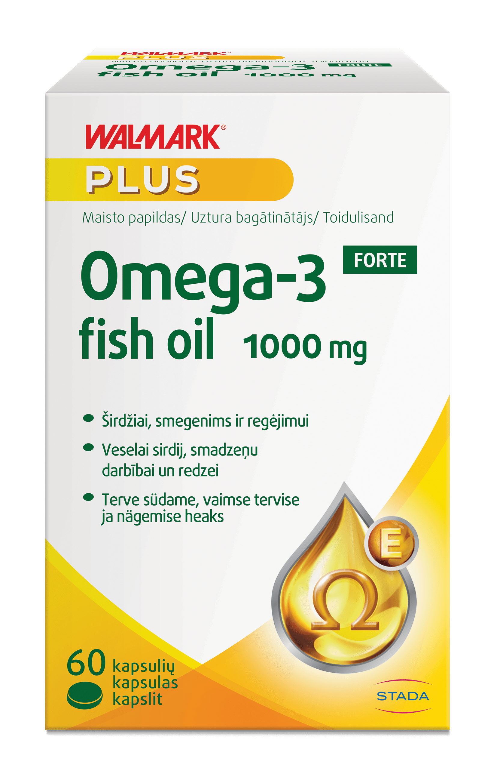 OMEGA-3 FORTE KALAÕLI KAPSLID 1000MG N60 | BENU Veeb ...